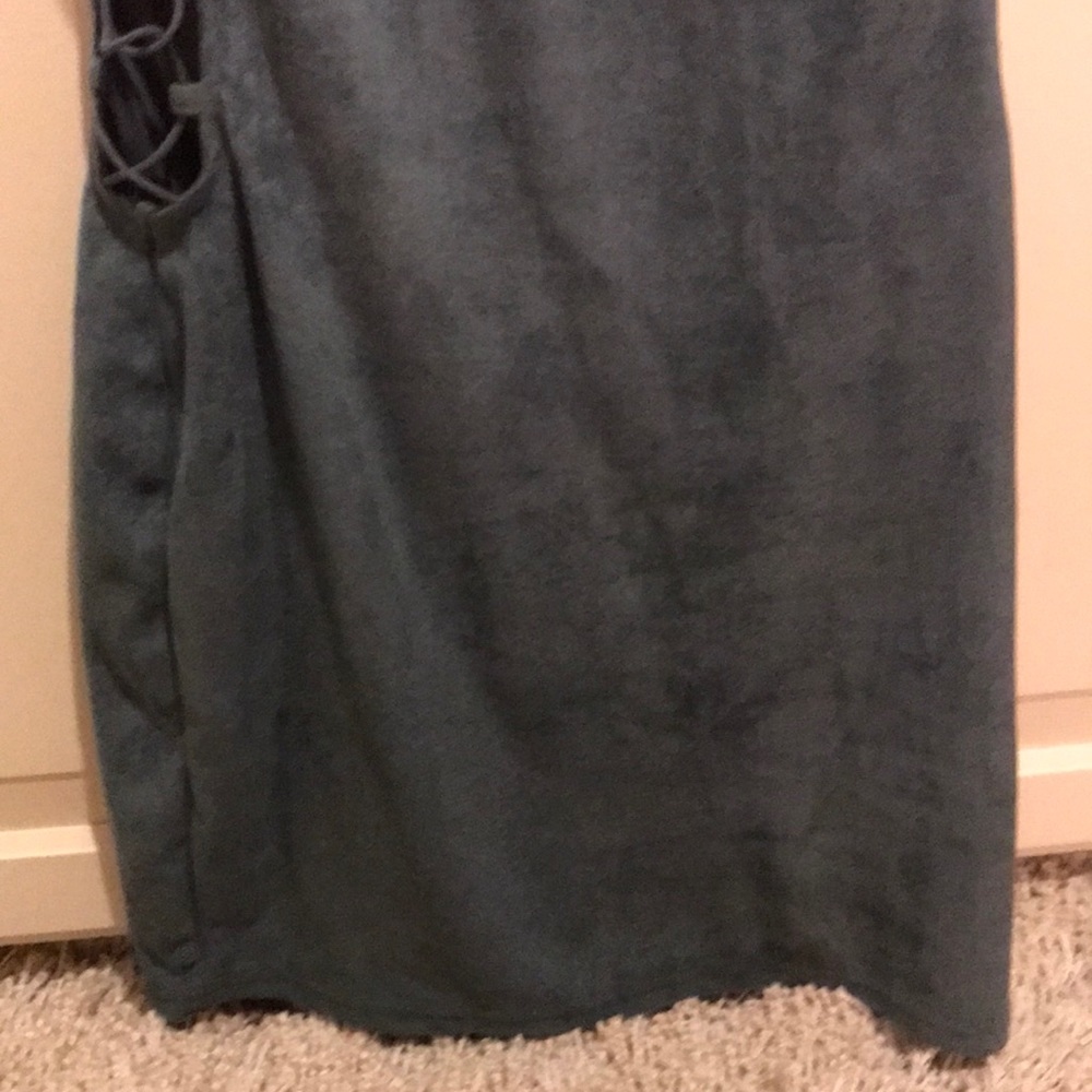 Really cute suede blue dress Windsor - Picture 5 of 6